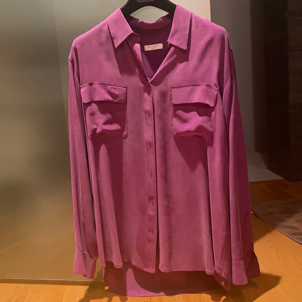 Equipment silk shirt